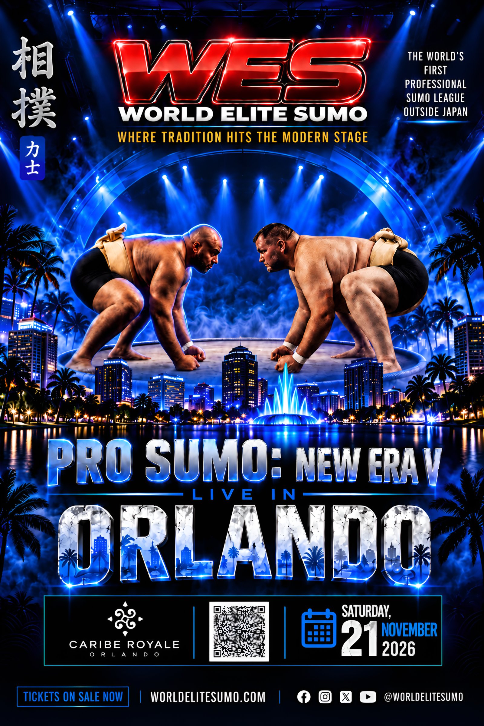 World Elite Sumo — Orlando event poster